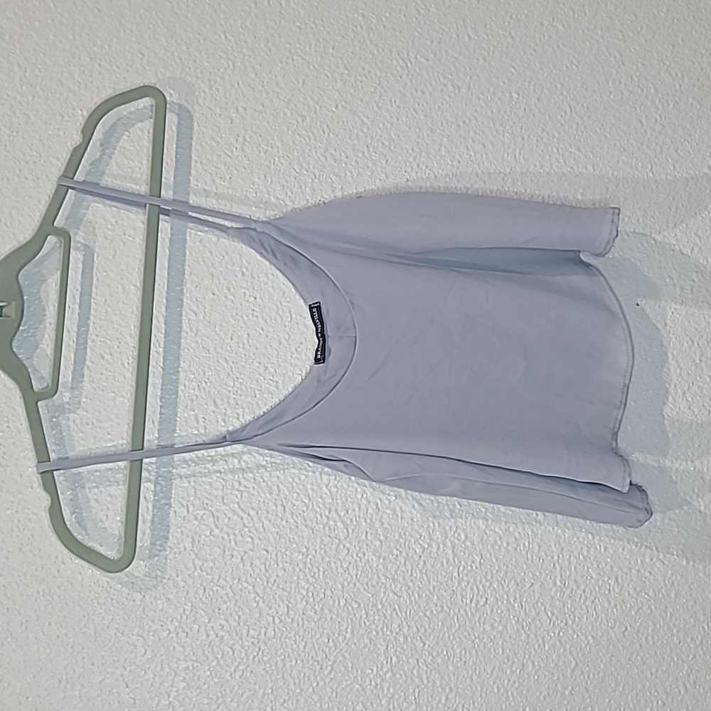Brandy Melville blue gray crop tank small